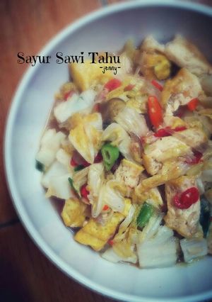 Foto resep Sayur Sawi Tahu
