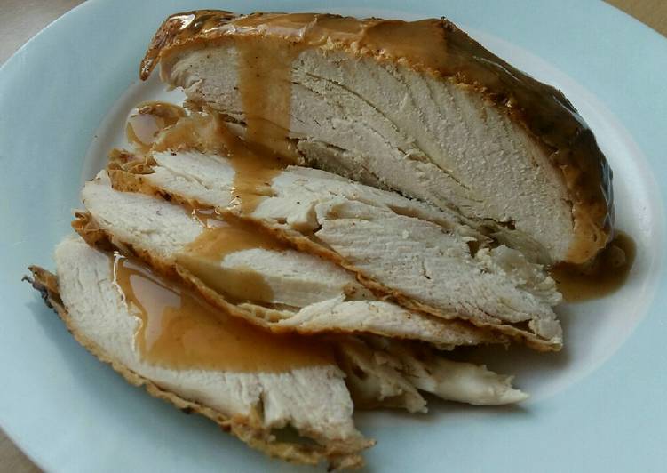 Simple Way to Prepare Homemade Vickys Tasty Roast Chicken and White Wine Gravy, GF DF EF SF NF