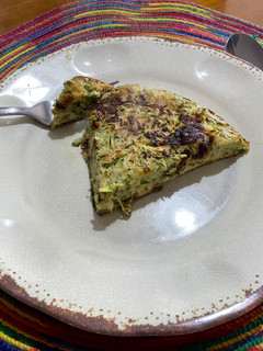 Una foto de Tortilla de zapallito italiano