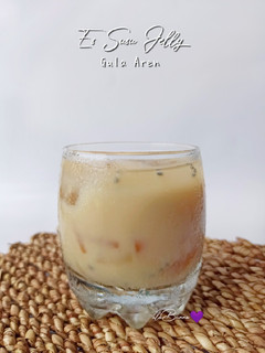 Foto resep 433. Es Susu Jelly Gula Aren