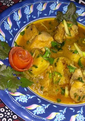 A picture of Alo chicken.