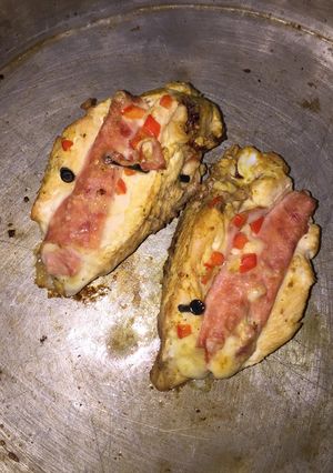 Una foto de Pechuga rellena