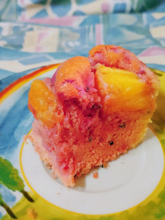 防疫營養滿分之低熱量火龍果鳳梨無油蛋糕 的食譜成品照片