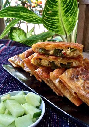 Foto resep Martabak Bunga Bawang