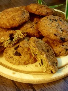 عکسی از دستور کوکی جو پرک و کدو حلوایی