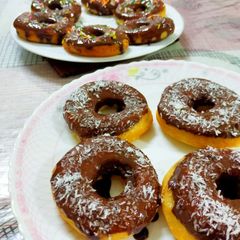 A picture of Chocolate glaze donuts 🍩/soft easy donut recipe !.