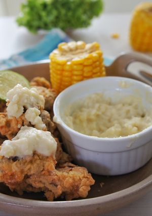 Foto resep Daging presto krispi saus putih