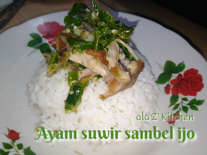 Anti Ribet, Memasak Ayam suwir sambel ijo Enak Dan Mudah