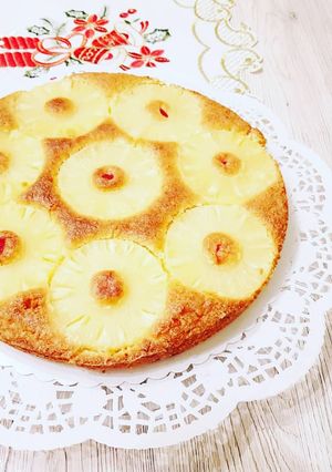 Una foto de Pastel de piña y coco