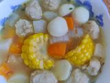 Sup Bakso Sayuran