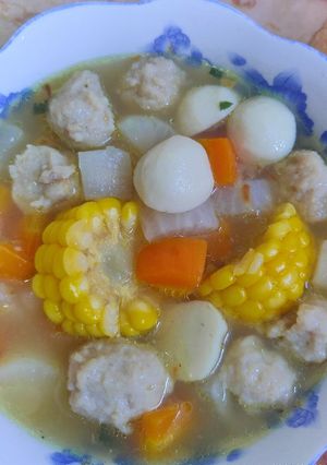 Foto resep Sup Bakso Sayuran