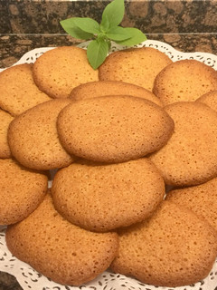 Una foto de Galletas de crema de almendras