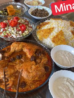 عکسی از دستور مرغ و آلو