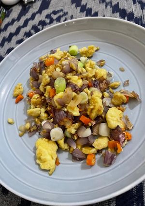 Foto resep Oseng Bawang Telur