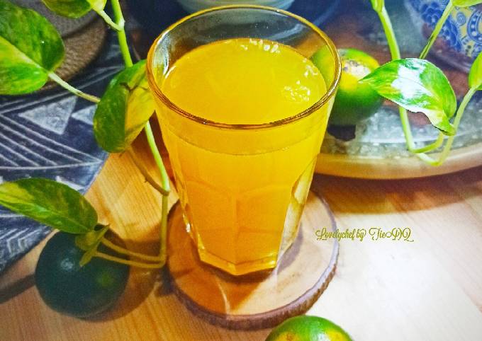 Cara Buat Wedang Jeruk Peras Kekinian