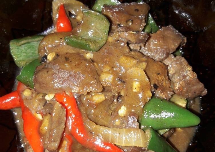 Beef Black Pepper Cepat Gampang