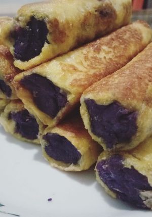 Foto resep Roti Gulung Ubi Ungu