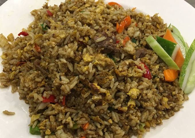 Ternyata ini loh! Cara  buat Nasi Goreng Kambing Istimewa  sempurna