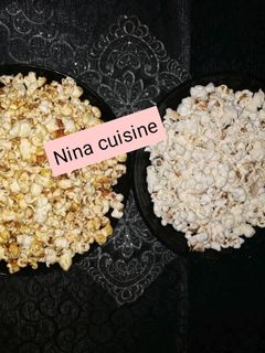 صورة لوصفة فشار 🍿 مالح ومكرمل 😋