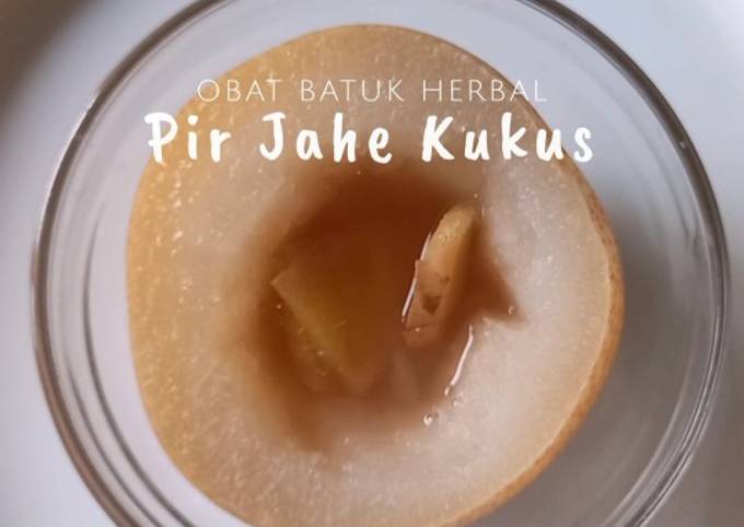 Resep Baesuk Pir Kukus Obat Batuk Oleh Rina Okta Cookpad