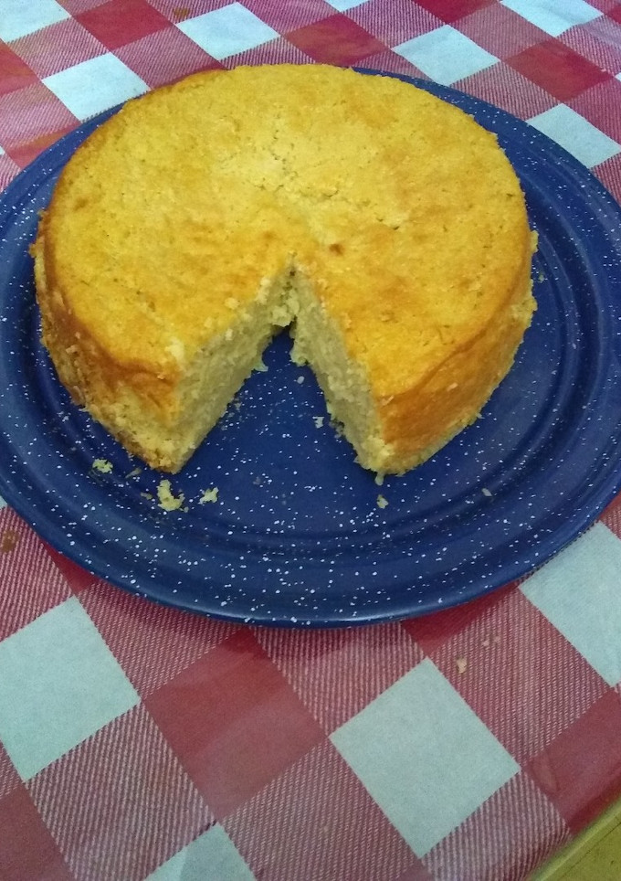 Una foto de Pan de Elote con lechera