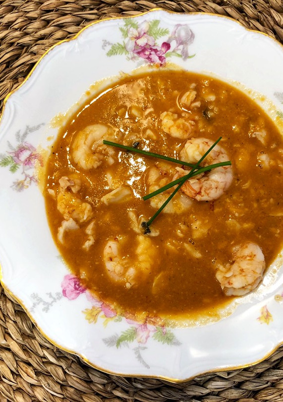 Una foto de Crema de gambones con MyCook Touch