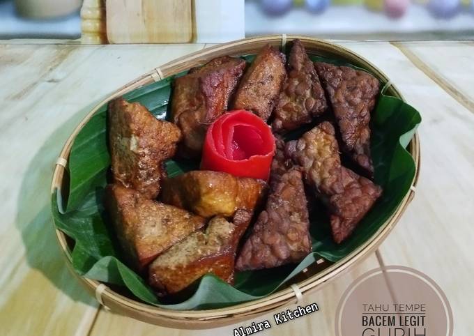 Resep Tahu Tempe Bacem Legit Gurih 👩🏻‍🍳 Oleh Bunda Almira Cookpad