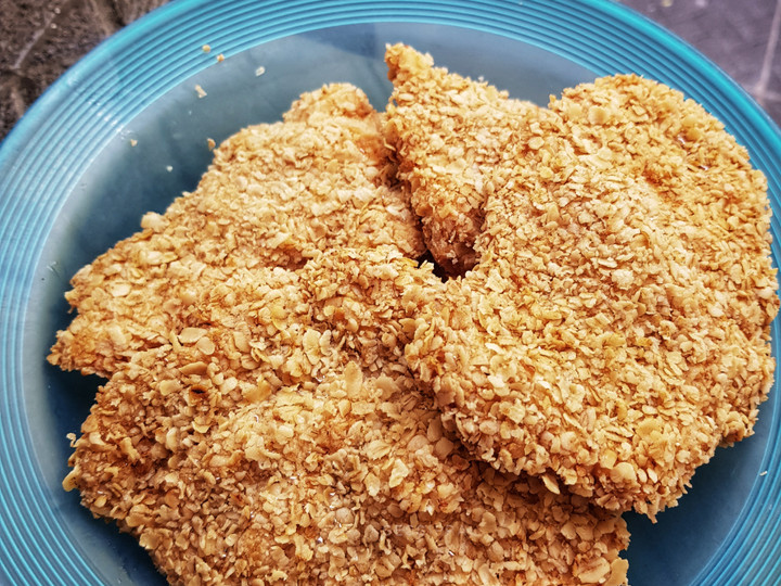 Anti Ribet, Membuat Ayam Krispy Oatmeal Enak