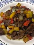 เนื้อผัดพริกไทยดำ(คีโต)