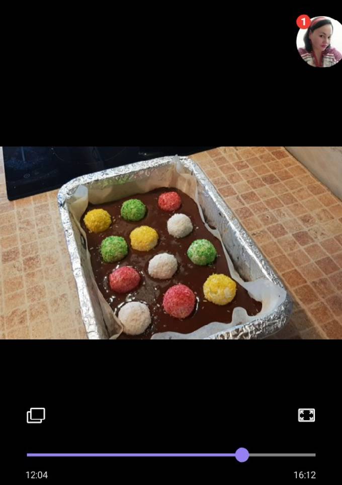 Пляцок до чаю із сирними кульками