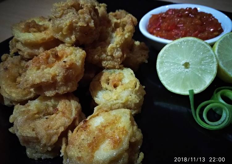 Cara Memasak Cumi Crispy Sambal Taichan yang Gurih