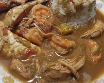 How To Make Recipe Shrimp Sausage Chicken  Crab Gumbo Delicious Perfect