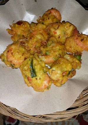 Foto resep Gimbal jagung udang ayam