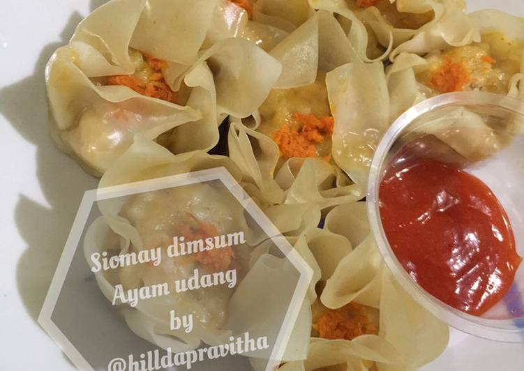 Resep Siomay Dimsum ayam udang | Langkah Membuat Siomay Dimsum ayam udang Yang Menggugah Selera