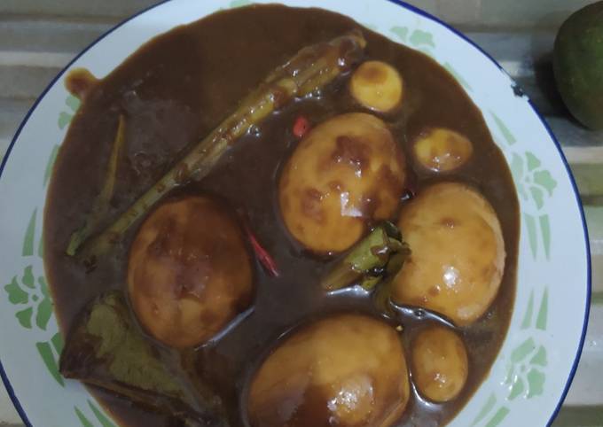 Cara Gampang Menyiapkan Telur Bumbu Petis Anti Gagal