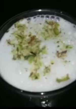 A picture of Dry fruit lassi.