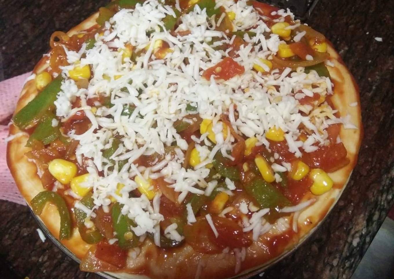Homemade pizza