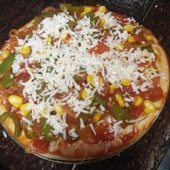 A picture of Homemade pizza.