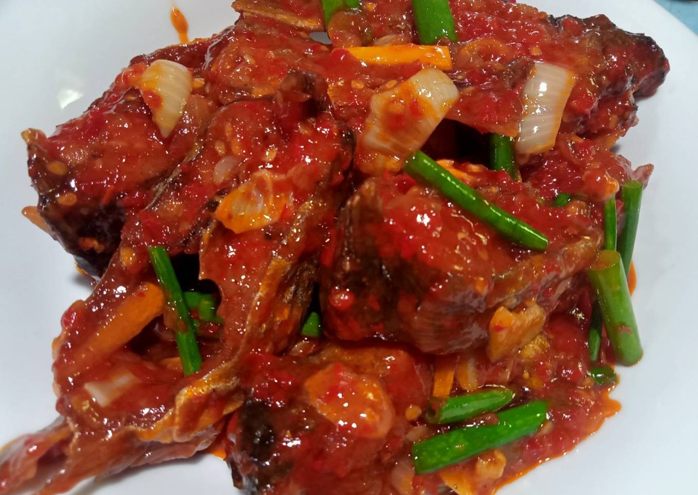 Saos sambal ikan patin