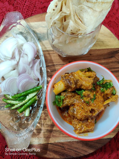 A picture of Kadhai Gosht or Mutton Kadhai.