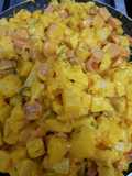 Salchipapas cheddar!