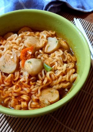 Foto resep Fish Cake Ramyeon