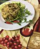 Cơm chiên cá mặn