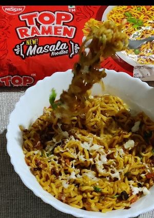 A picture of Top ramen noodles recipe.