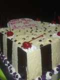 Kue ultah Coklat pagar Part 2