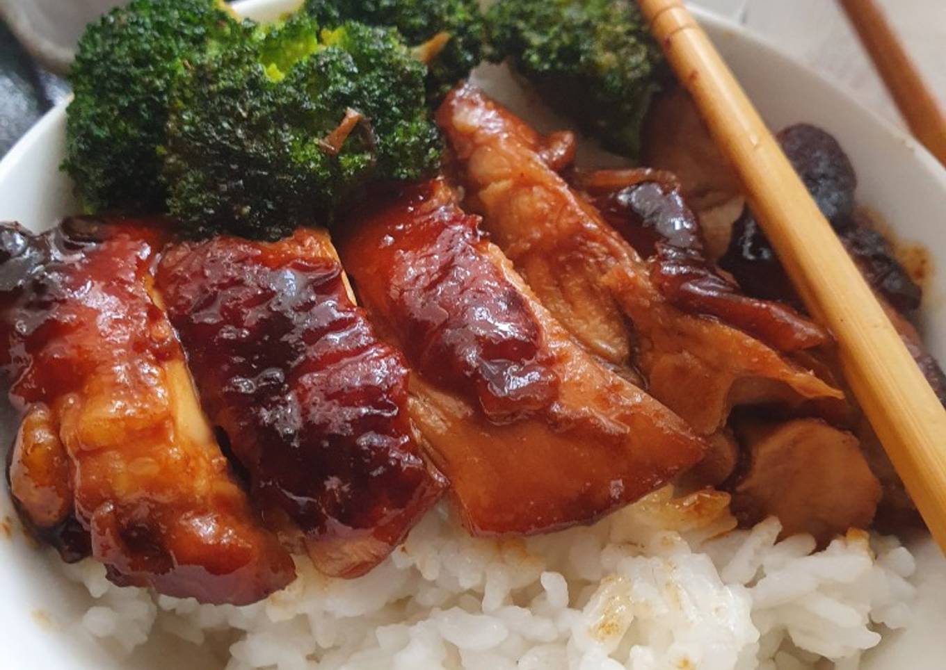 Ayam panggang teflon ala restoran Jepang