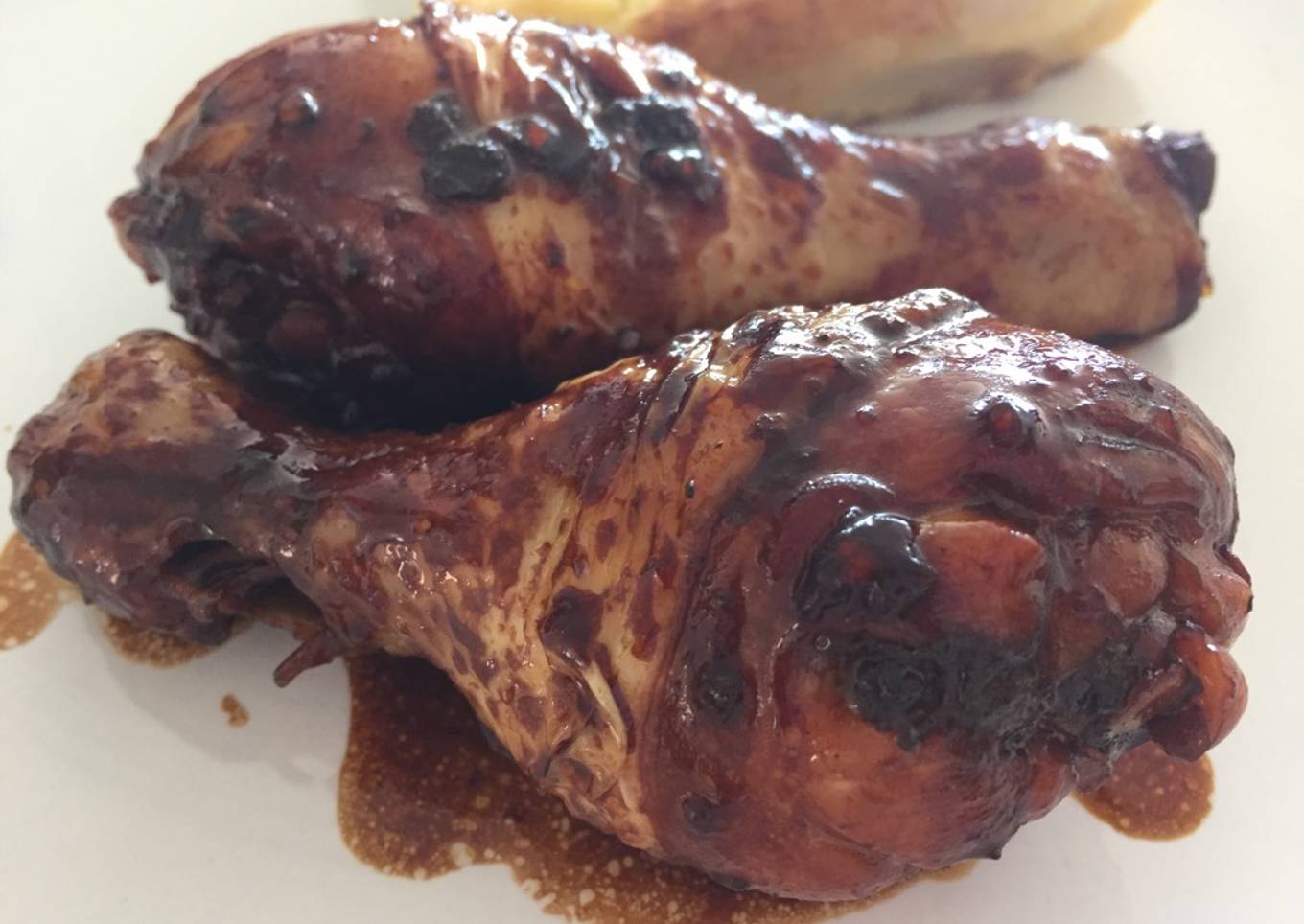 Pollo caramelizado con soya