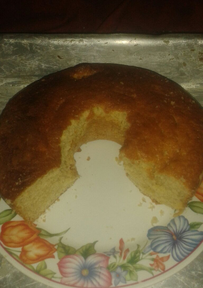 Una foto de Torta de banana facilisima