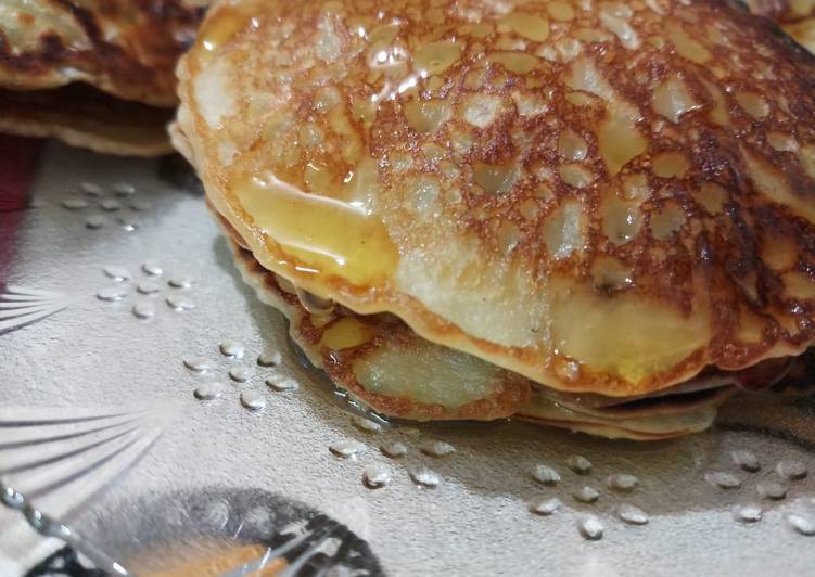 Simple Way to Prepare Homemade Oats Pancake