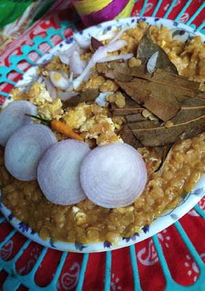 মুসুর ডালের ডিম তরকা (musur daler dim tarka recipe in Bengali) রেসিপির প্রধান ছবি
